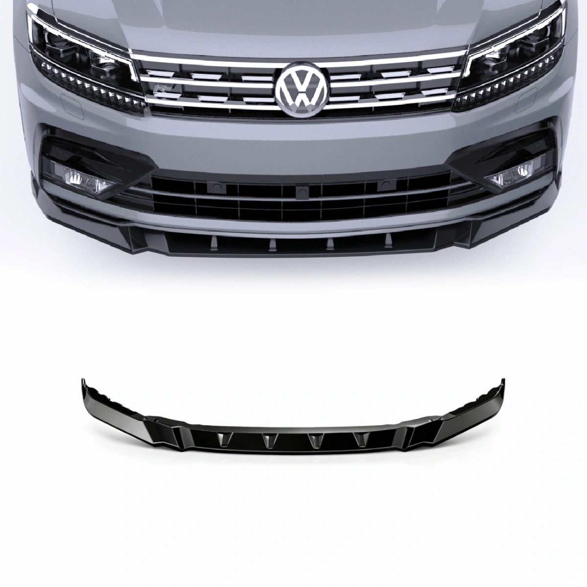 Apex Aero Design - Volkswagen Tiguan Mk2 R-Line (2015-2020) - Ön Lip - Front Splitter