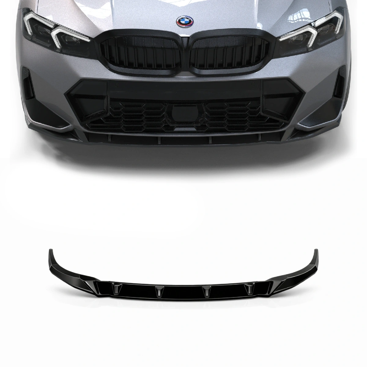 Apex Aero Design - Bmw 3 Series G20-G21 M-Pack Facelift (2022+) - Ön Lip - Front Splitter