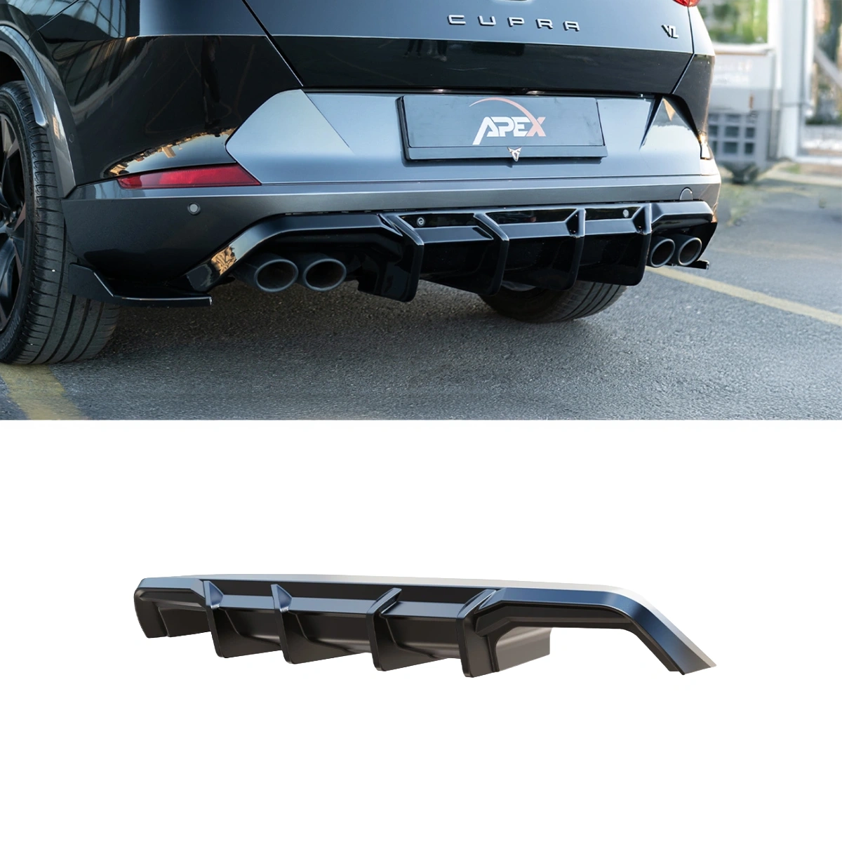 Apex Aero Design - Cupra Formentor (2020-2024) - Arka Tampon Eki - Rear Valance