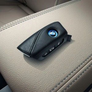 Bmw Orijinal Deri Anahtar Kılıfı Siyah - Yeni Nesil Gen3