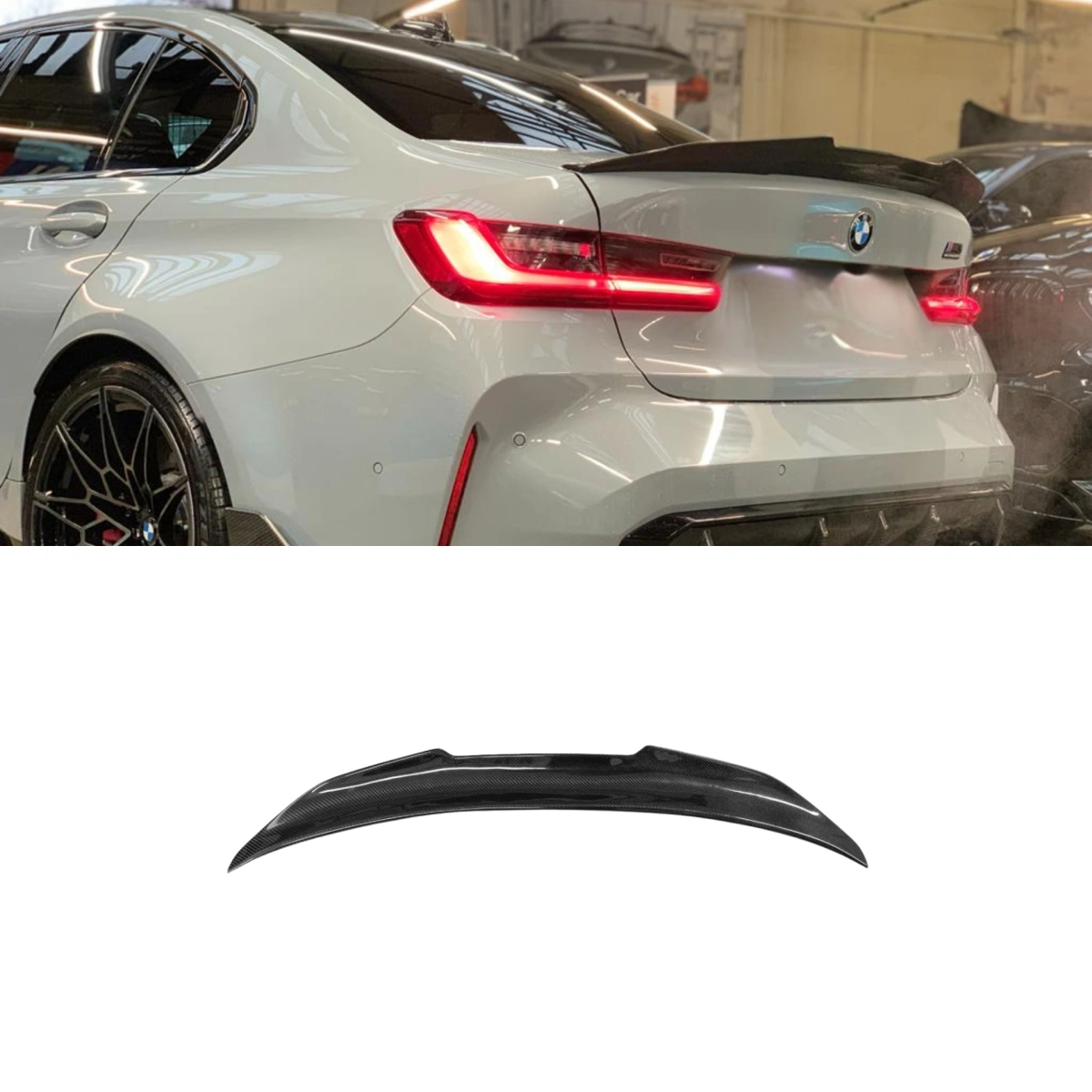 Drifton Bmw G20|G80 Wet Karbon Spoiler