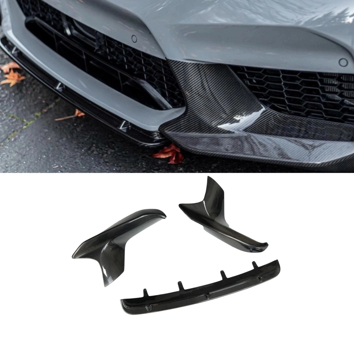 Drifton Bmw F90 (2018) Karbon Ön Orta Lip Ön L Vent