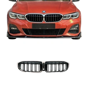 Drifton Bmw G20 Makyajsız Double Slat Krom Panjur Böbrek