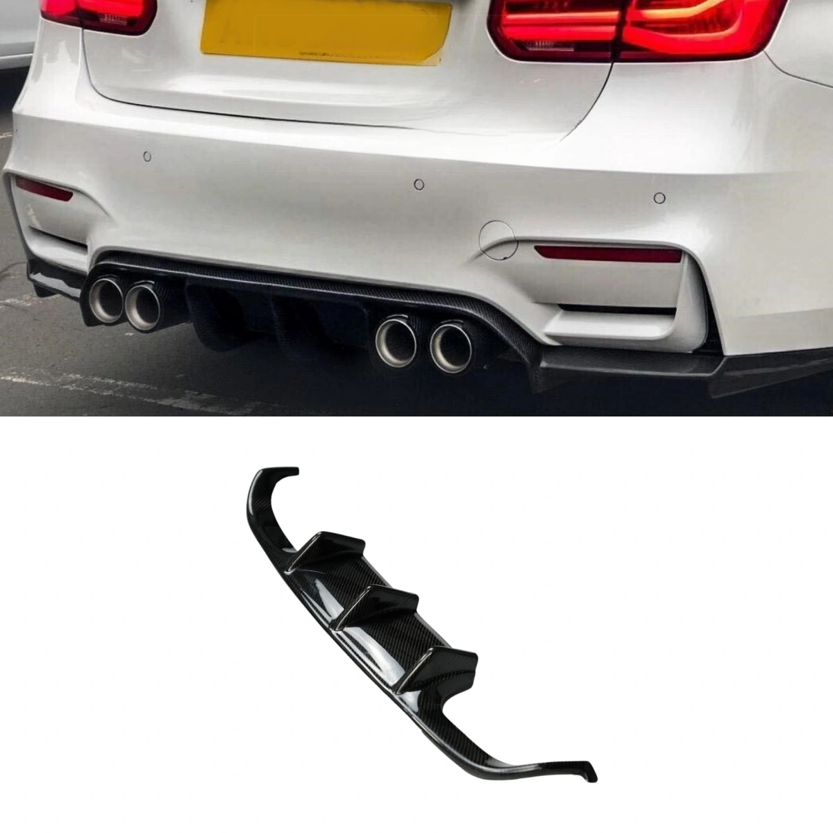 Drifton Bmw F30 M3 Karbon Rear Turbulence