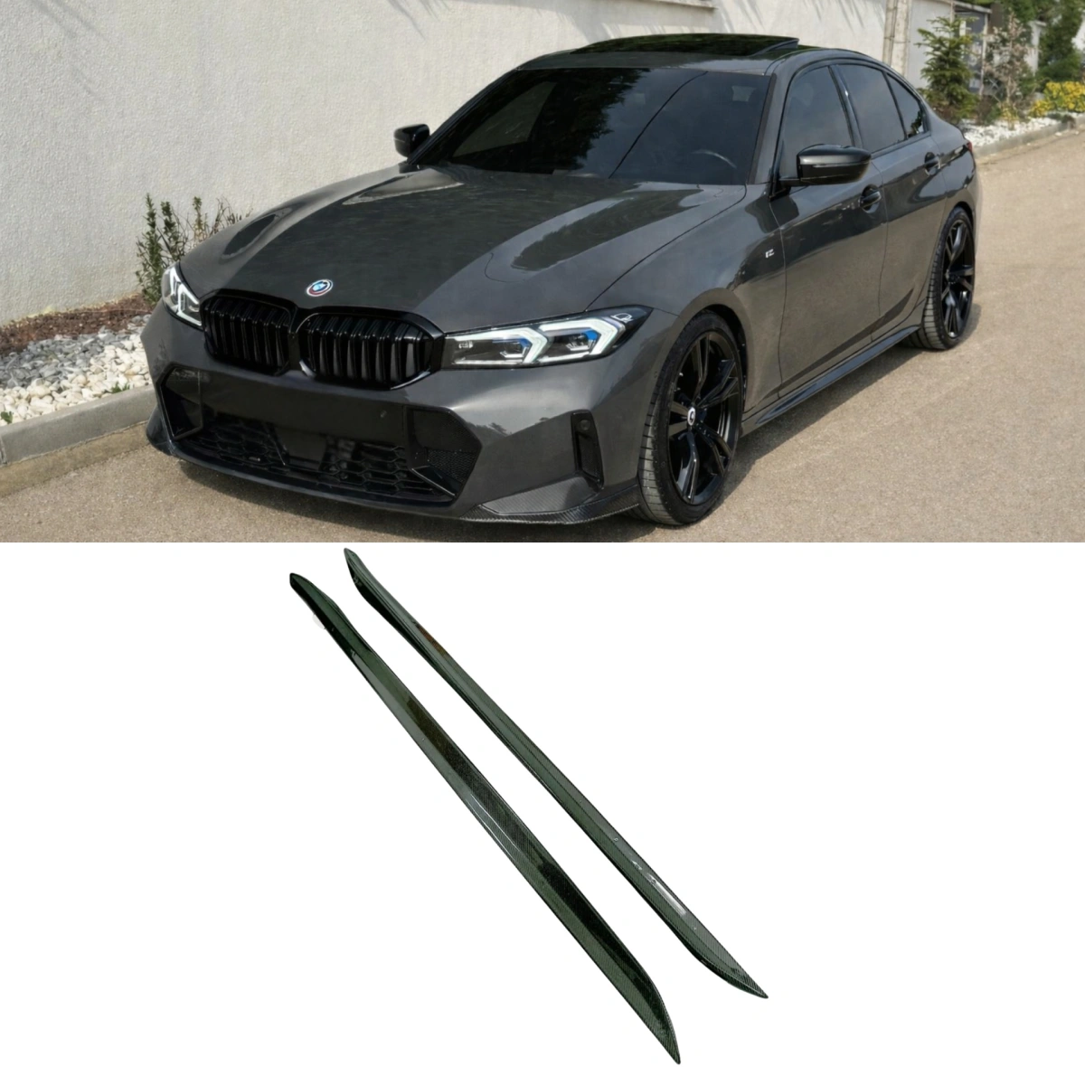 Drifton Bmw G20 Turbulence Carbon Side Skirt