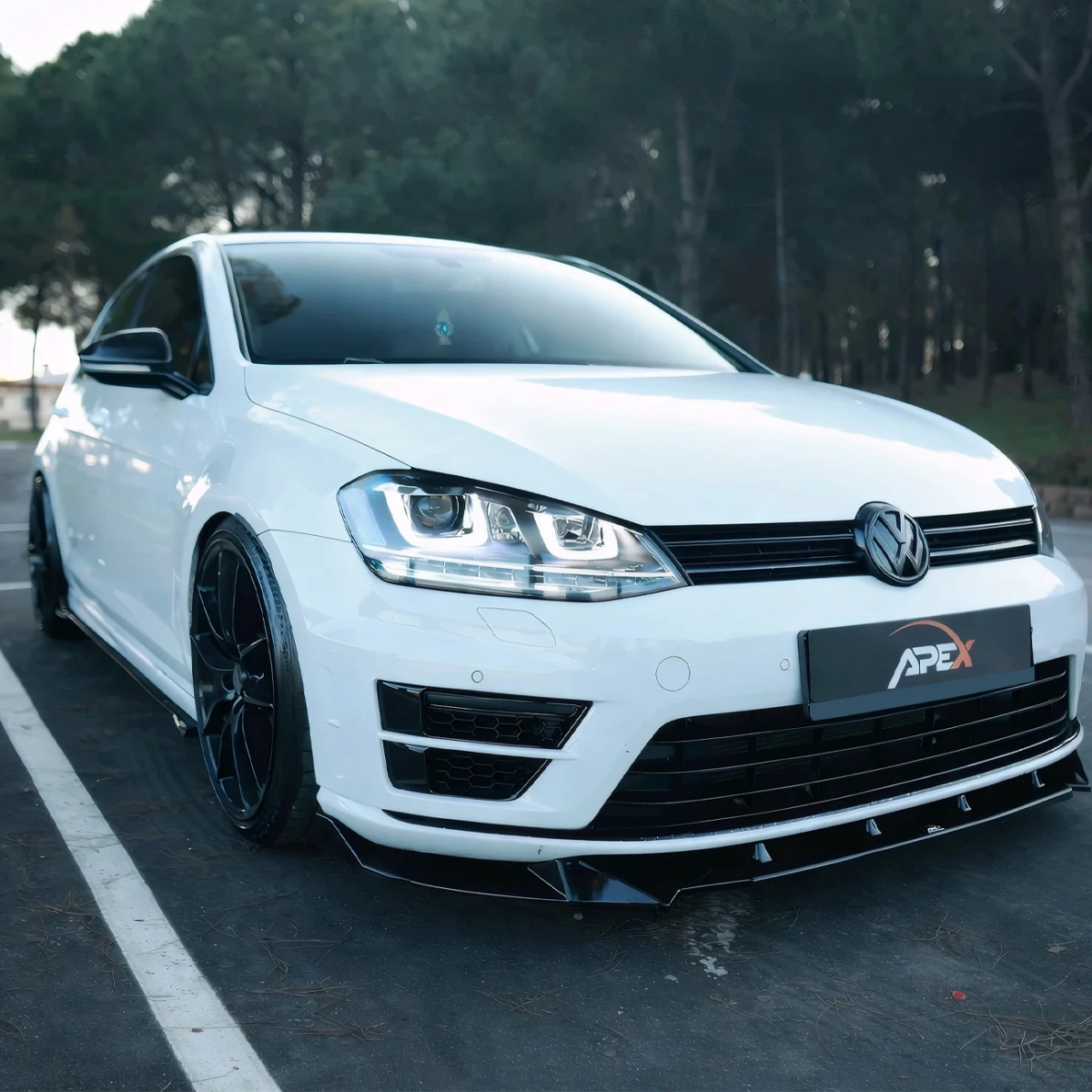 Apex Aero Design - Volkswagen Golf Mk7 R (2013-2016) - Ön Lip - Front Splitter