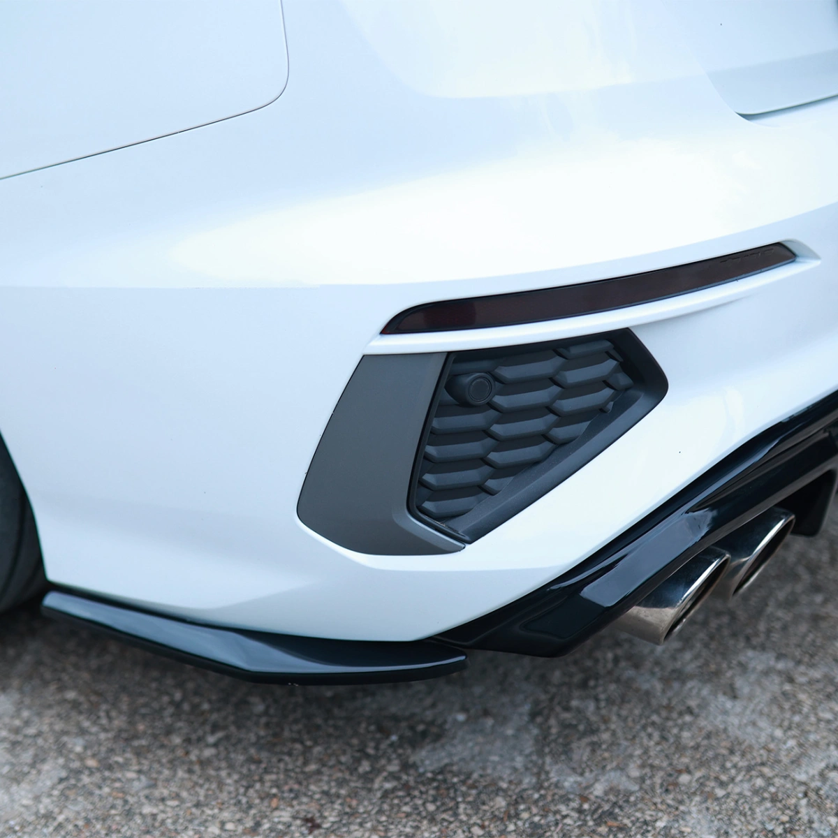 Apex Aero Design - Audi A3 S-Line 8Y Facelift Sedan - Arka Yan Splitter 2 Parça - Rear Side Splitter