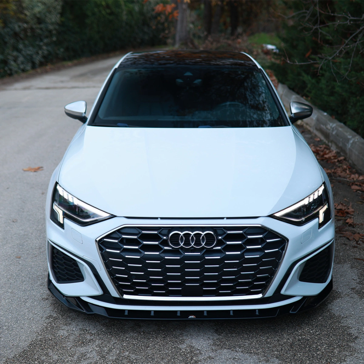 Apex Aero Design - Audi A3 S-Line 8Y Facelift (Sedan) - Ön Lip - Front Splitter
