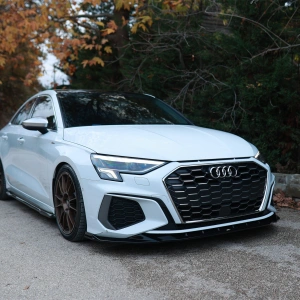 Apex Aero Design - Audi A3 S-Line 8Y Facelift (Sedan) - Ön Lip - Front Splitter