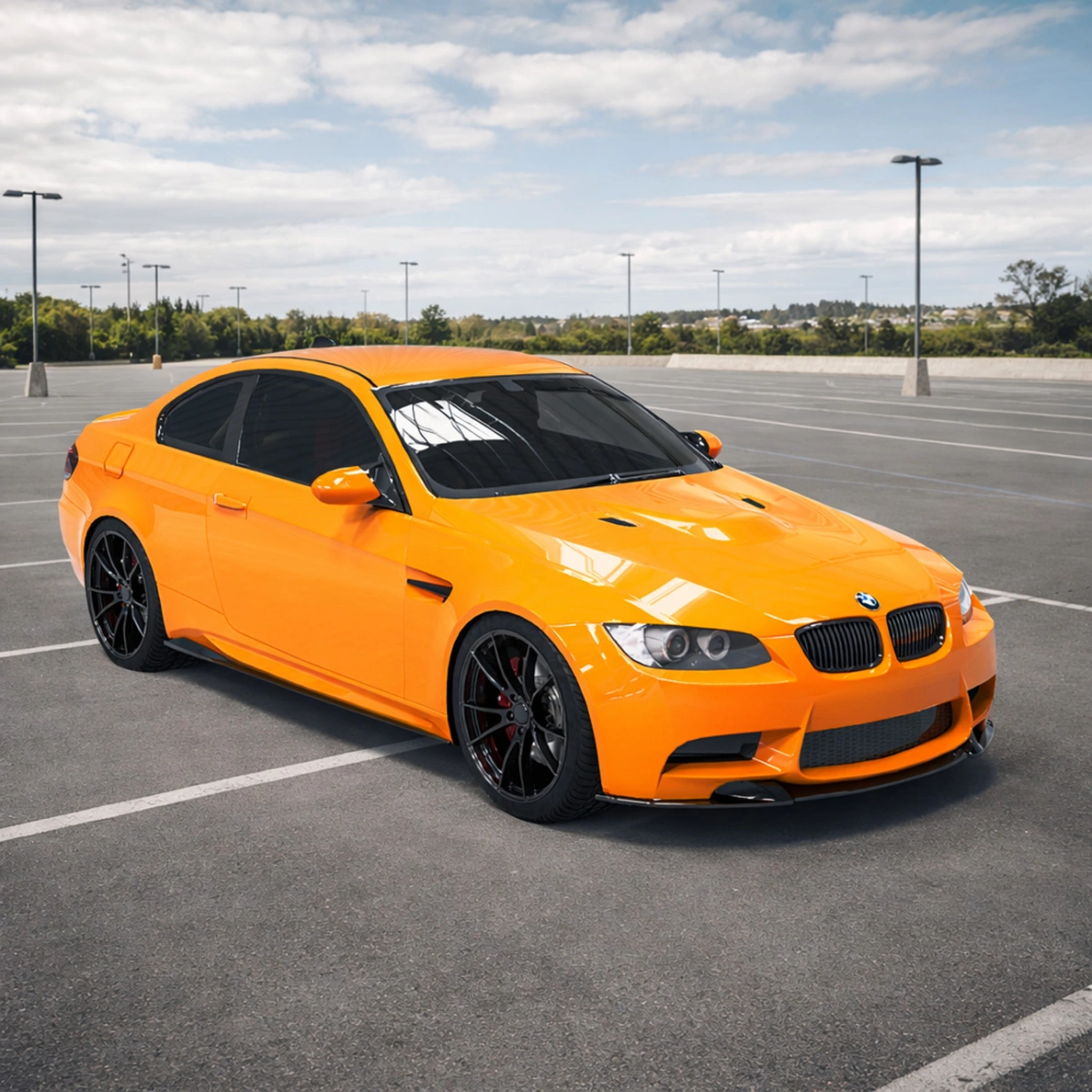 Apex Aero Design - Bmw M3 E92 Coupe - E93 Convertible (2007-2013) - Marşpiyel Seti 2 Parça - Side Skirts