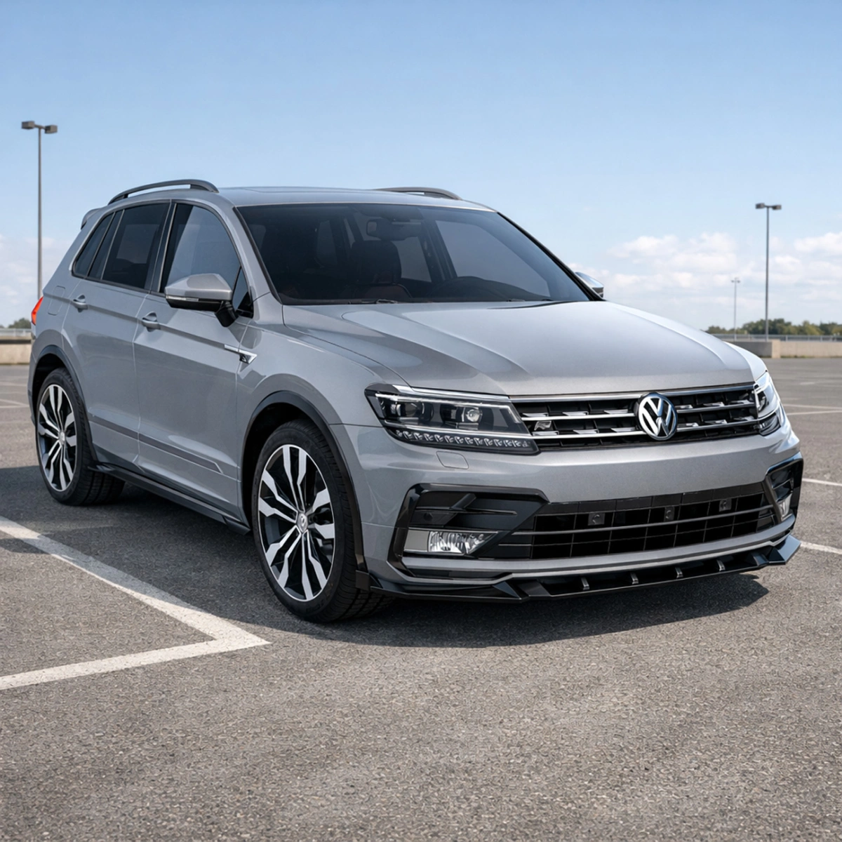 Apex Aero Design - Volkswagen Tiguan Mk2 R-Line (2015-2020) - Marşpiyel Seti 2 Parça - Side Skirts