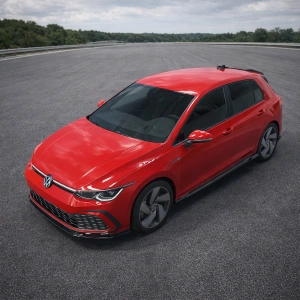 Apex Aero Design - Volkswagen Golf Mk8.5 GTI - 8 / 8.5 R-Line V2 (2020–2024) - Marşpiyel Seti 2 Parça V2 - Side Skirts