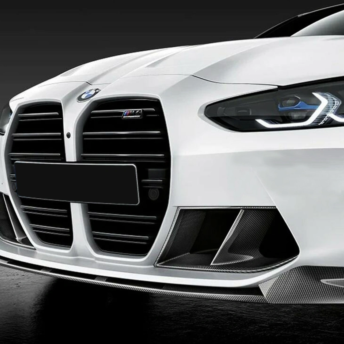 Bmw M Performance Karbon Ön Tampon Hava Kanalı Seti 51118074773-4774