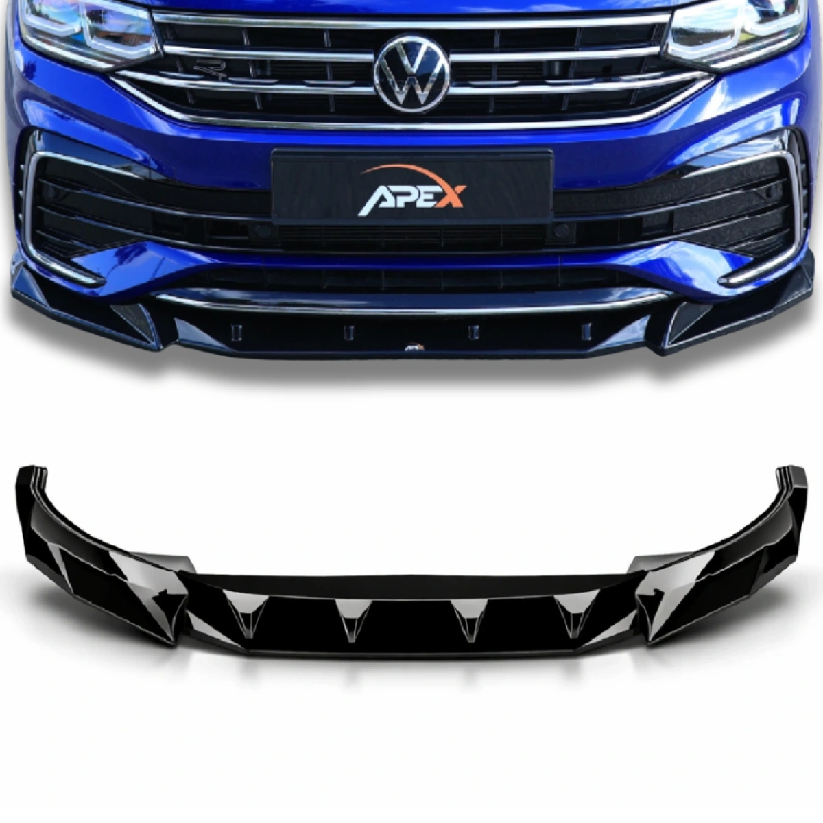 Apex Aero Design - Volkswagen Tiguan R - R-Line Mk2 Facelift (2020-2024) - Ön Lip - Front Splitter