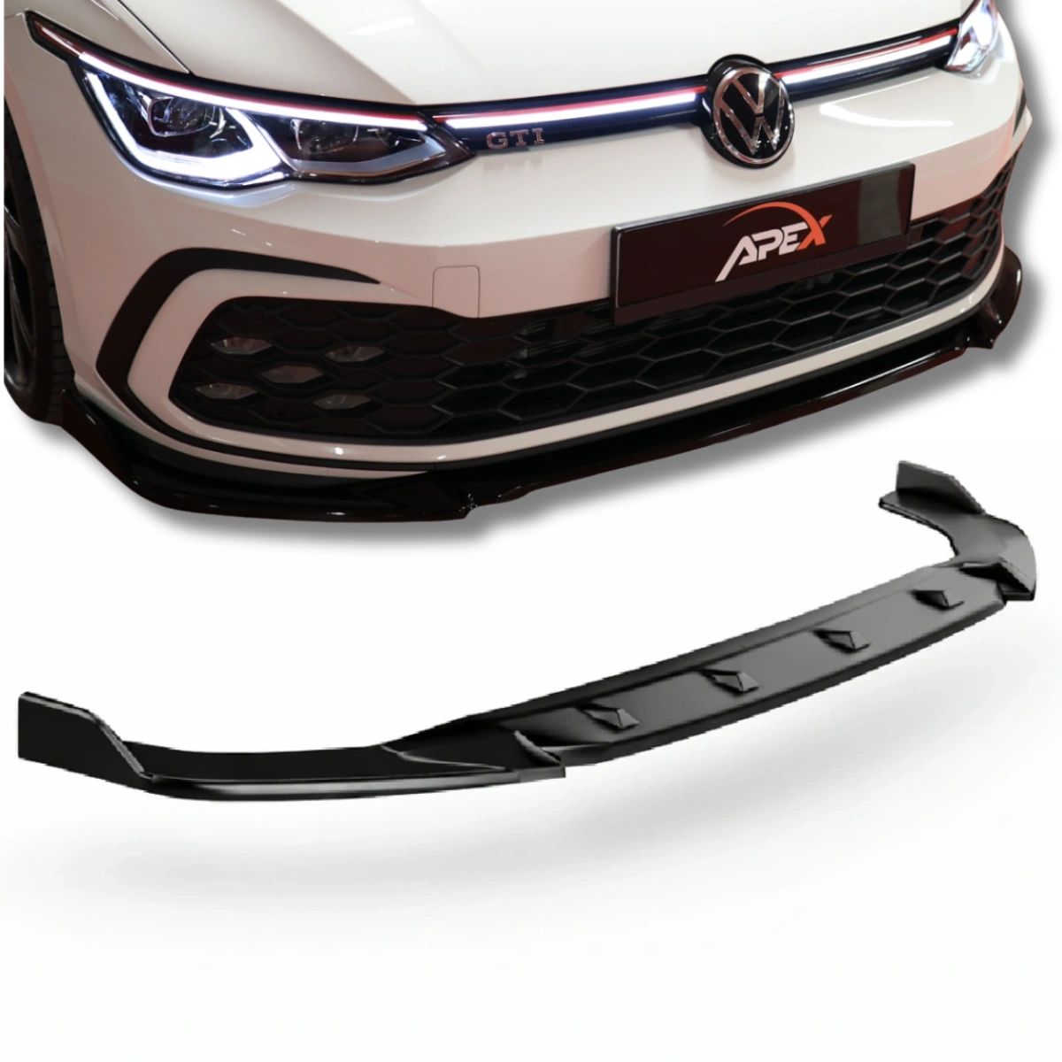 Apex Aero Design - Volkswagen Golf Mk8 GTI (2020-2024) - Ön Lip - Front Splitter