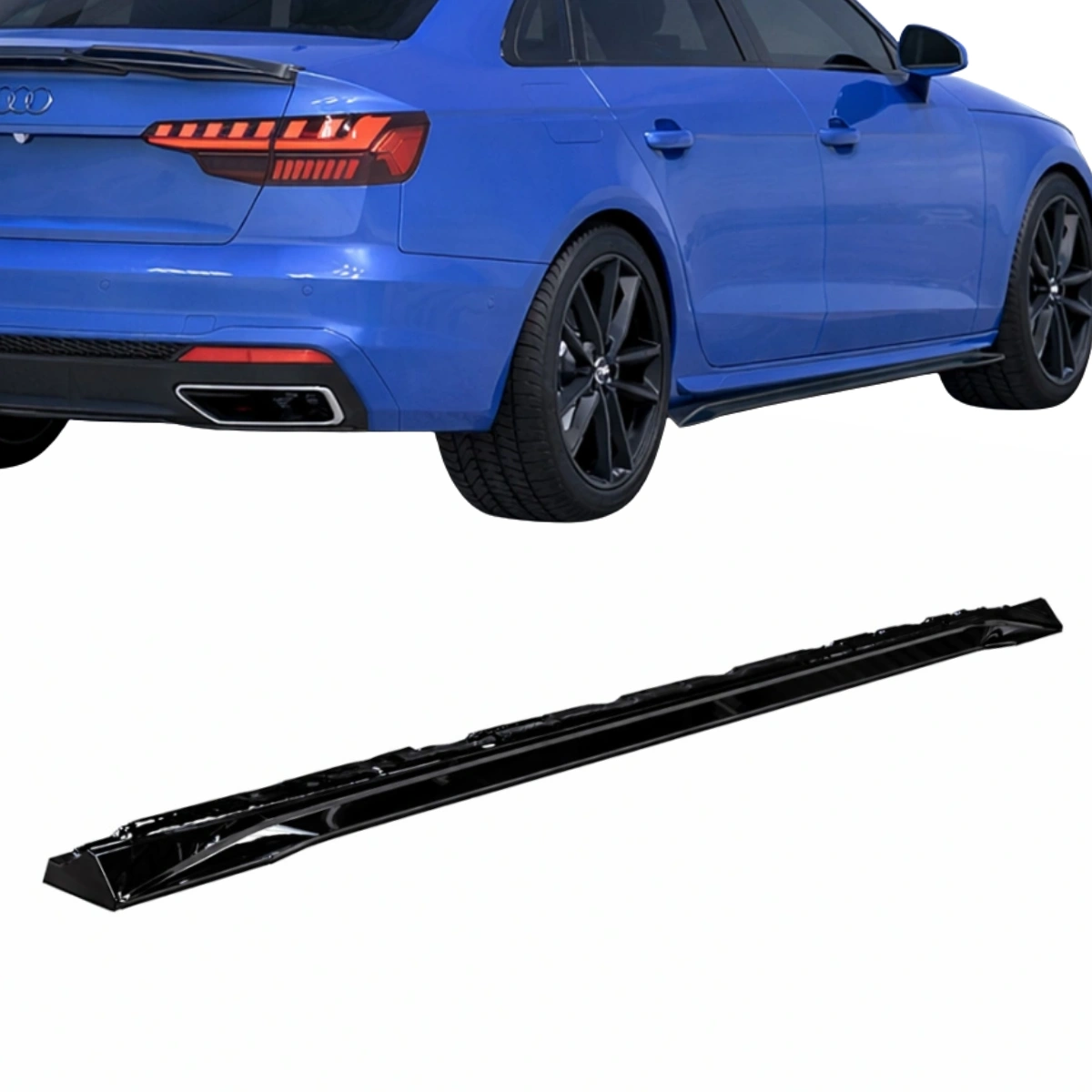 Apex Aero Design - Audi A4 S-Line - S4 B9 Facelift - Marşpiyel Seti 2 Parça - Side Skirts
