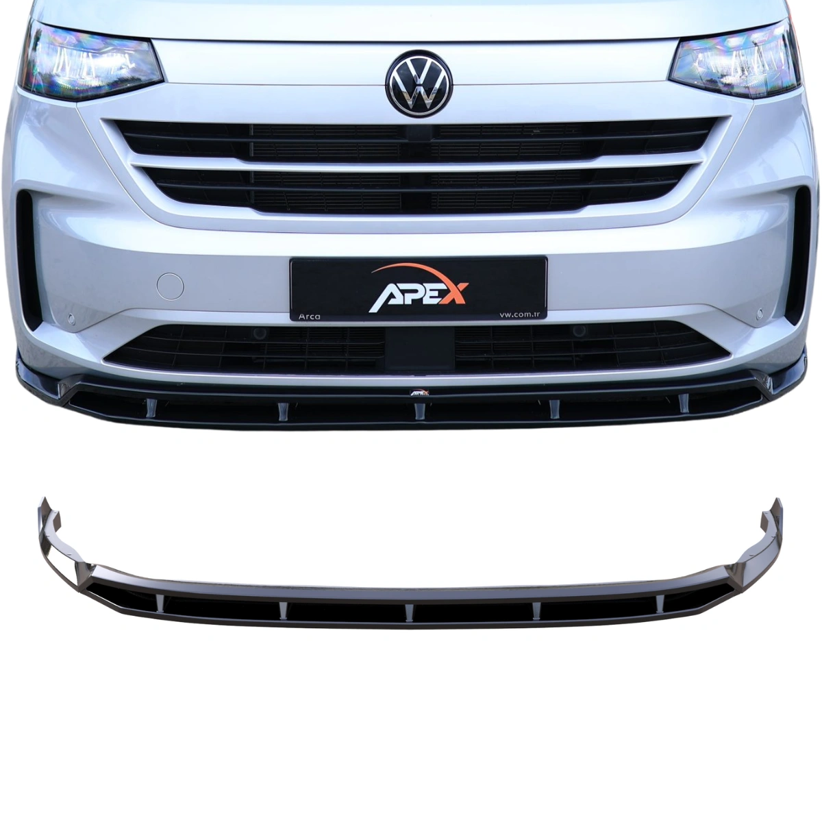 Apex Aero Design - Volkswagen Transporter T7 (2022+) - Ön Lip 2 Parça - Front Splitter