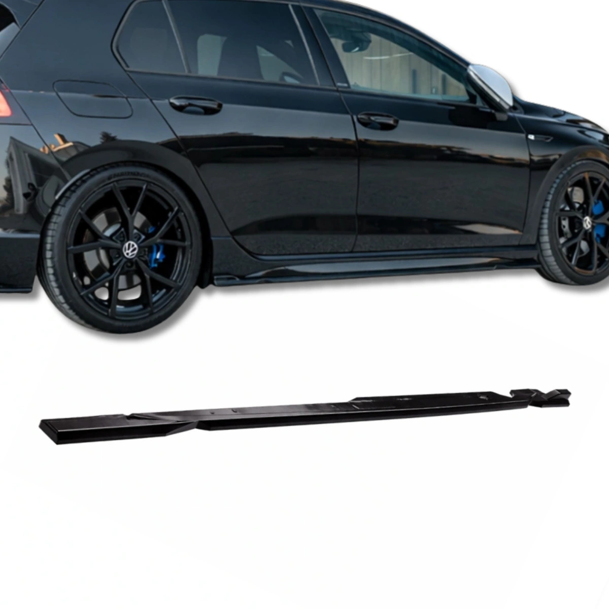 Apex Aero Design - Volkswagen Golf MK8 R (2020-2024) - Marşpiyel Seti 2 Parça - Side Skirts