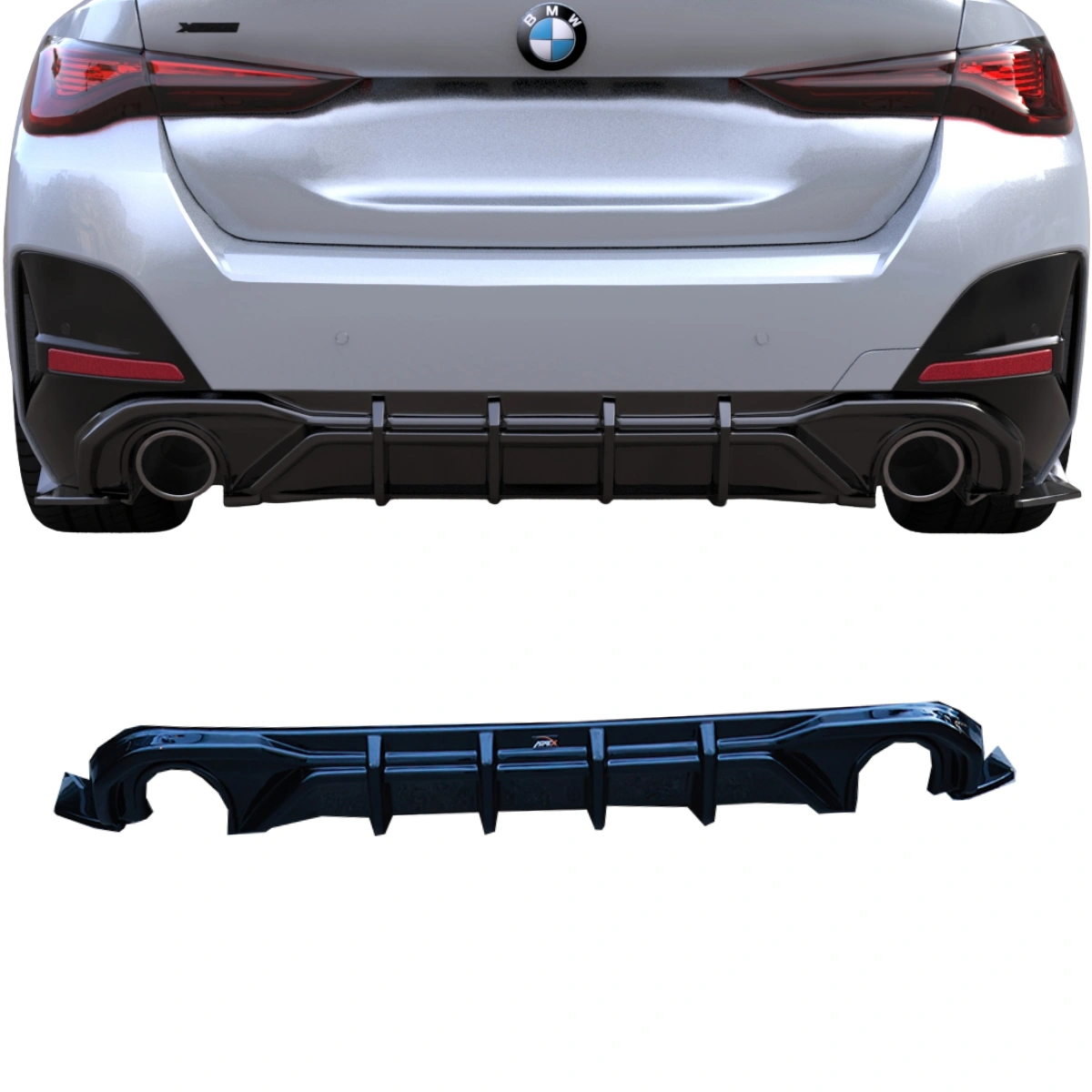 Apex Aero Design - Bmw 4 Series G26 Gran Coupé (2021+) - Difüzör - Rear Valance