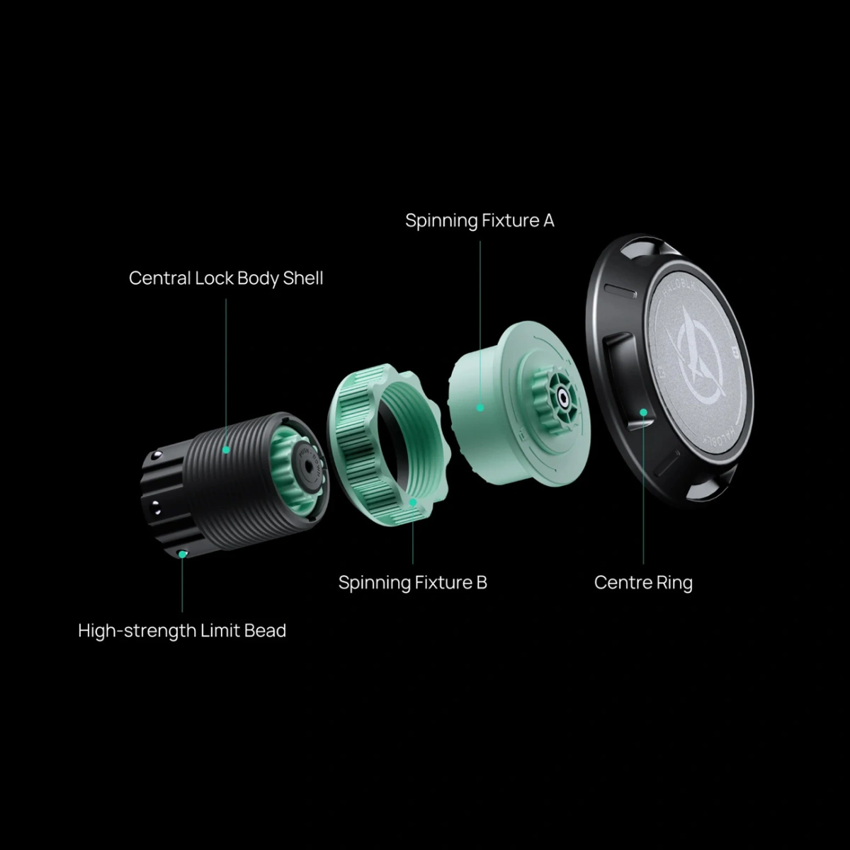 HALOBLK HALODISC 2 H-INDUSTRY - Tesla Model Y -19 inç Aerodinamik Beyaz Jant Kapağı - 4 Adet