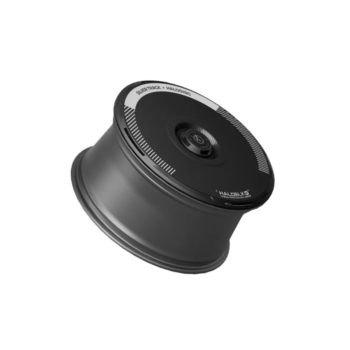 HALOBLK HALODISC 2 Silver Track - Tesla Model Y - 19 inç Aerodinamik Siyah Jant Kapağı - 4 Adet