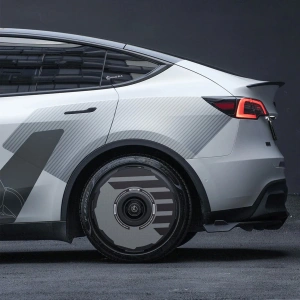 HALOBLK HALODISC 2 H-INDUSTRY - Tesla Model Y - 19 inç Aerodinamik Siyah Jant Kapağı - 4 Adet