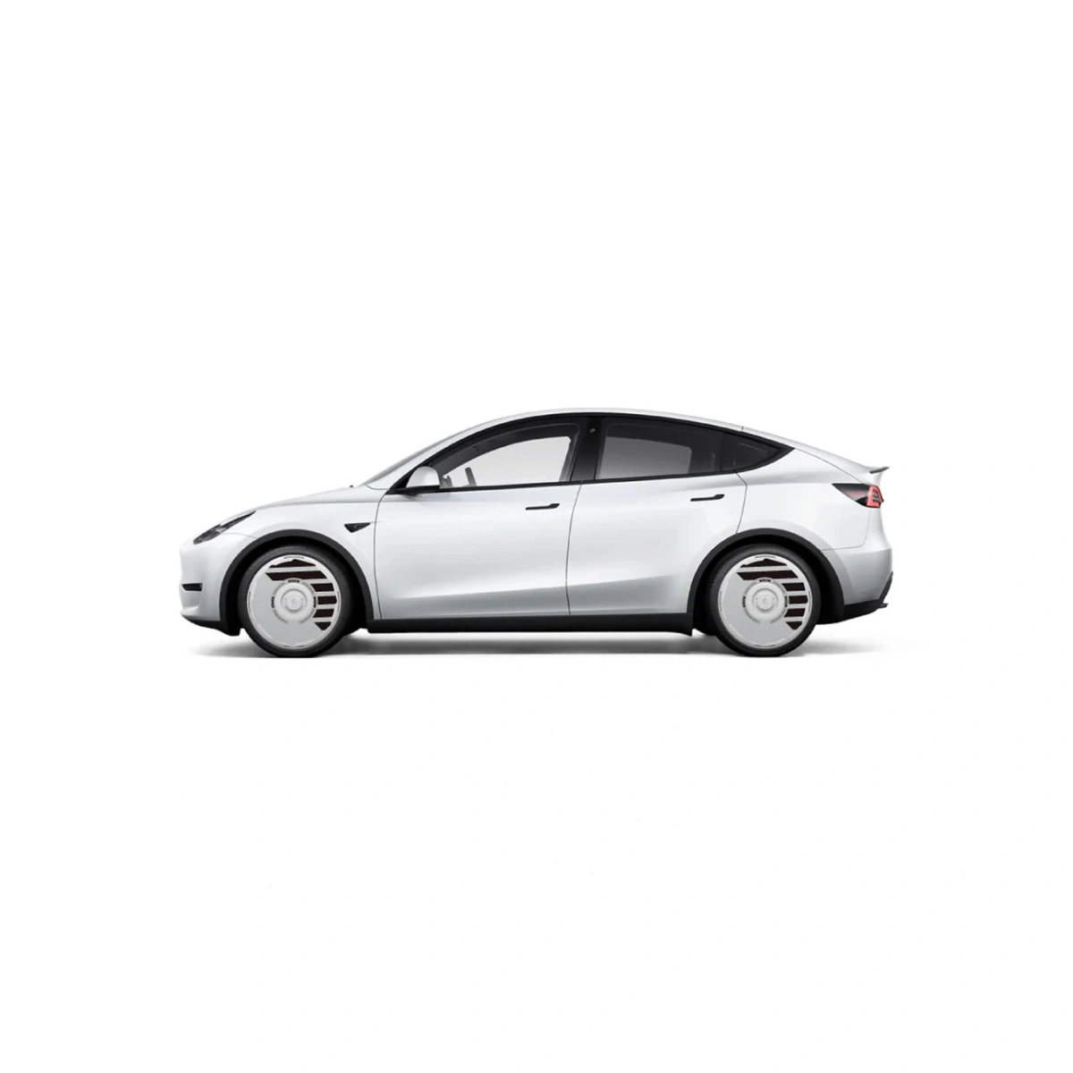 HALOBLK HALODISC 2 H-INDUSTRY - Tesla Model Y -19 inç Aerodinamik Beyaz Jant Kapağı - 4 Adet