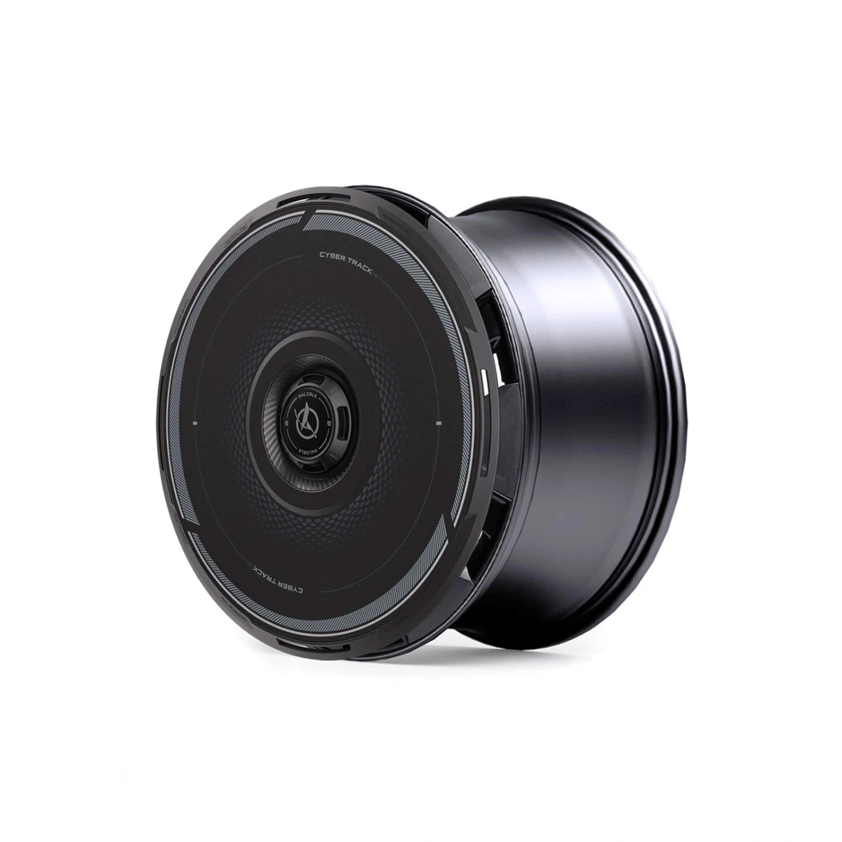 HALOBLK HALODISC 2 CyberTrack - Tesla Model Y - 19 inç Aerodinamik Siyah Jant Kapağı - 4 Adet