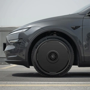 HALOBLK HALODISC 2 RTP - Tesla Model Y - 19 inç Aerodinamik Siyah Jant Kapağı - 4 Adet