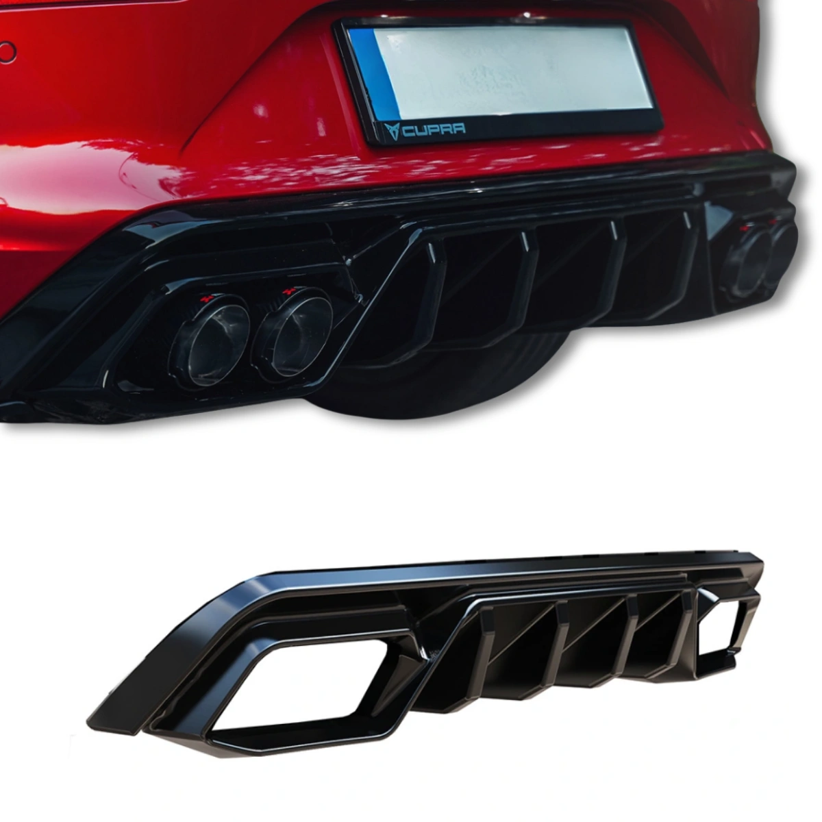 Apex Aero Design - Cupra Leon Mk1 (2020-2024+) - Arka Tampon Eki - Rear Valance