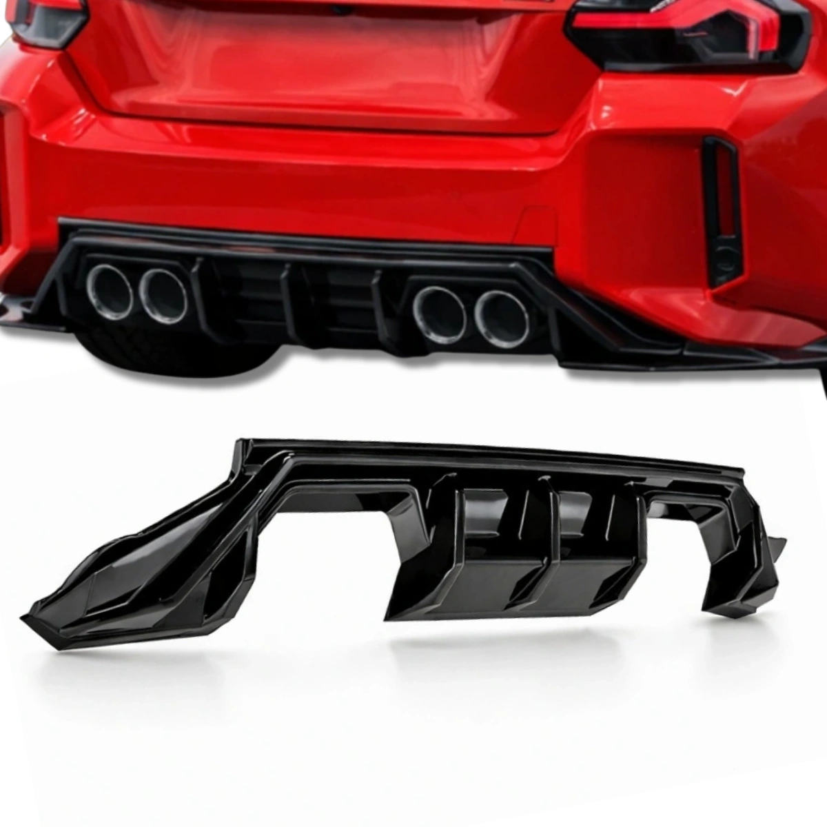 Apex Aero Design - Bmw M2 G87 (2023+) - Arka Tampon Eki - Rear Valance