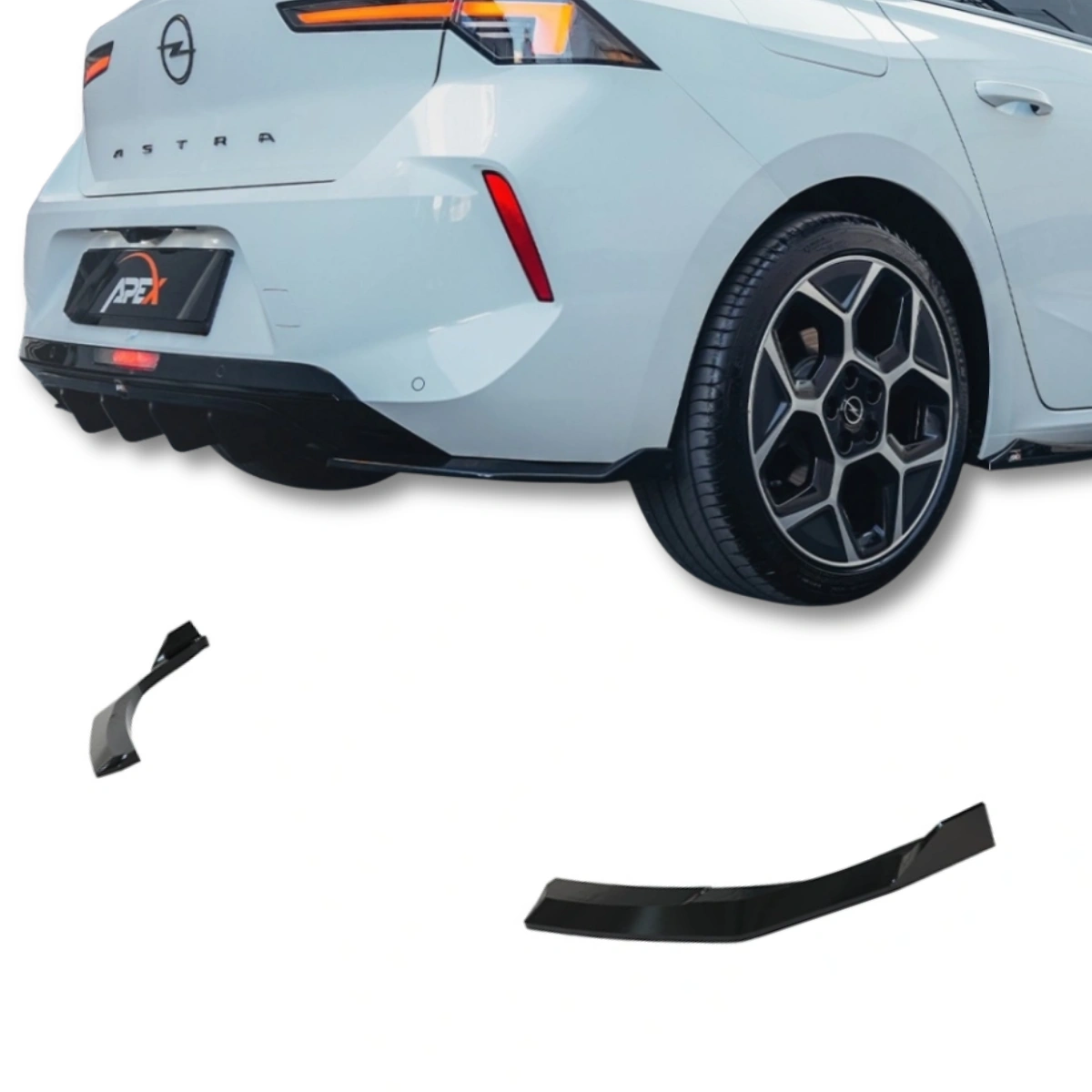 Apex Aero Design - Opel Astra L (2020+) - Arka Yan Splitter - Rear Side Splitter