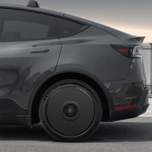 HALOBLK HALODISC 2 RTP - Tesla Model Y - 19 inç Aerodinamik Siyah Jant Kapağı - 4 Adet