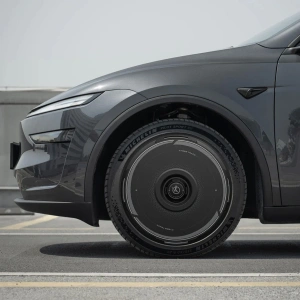 HALOBLK HALODISC 2 CyberTrack - Tesla Model Y - 19 inç Aerodinamik Siyah Jant Kapağı - 4 Adet