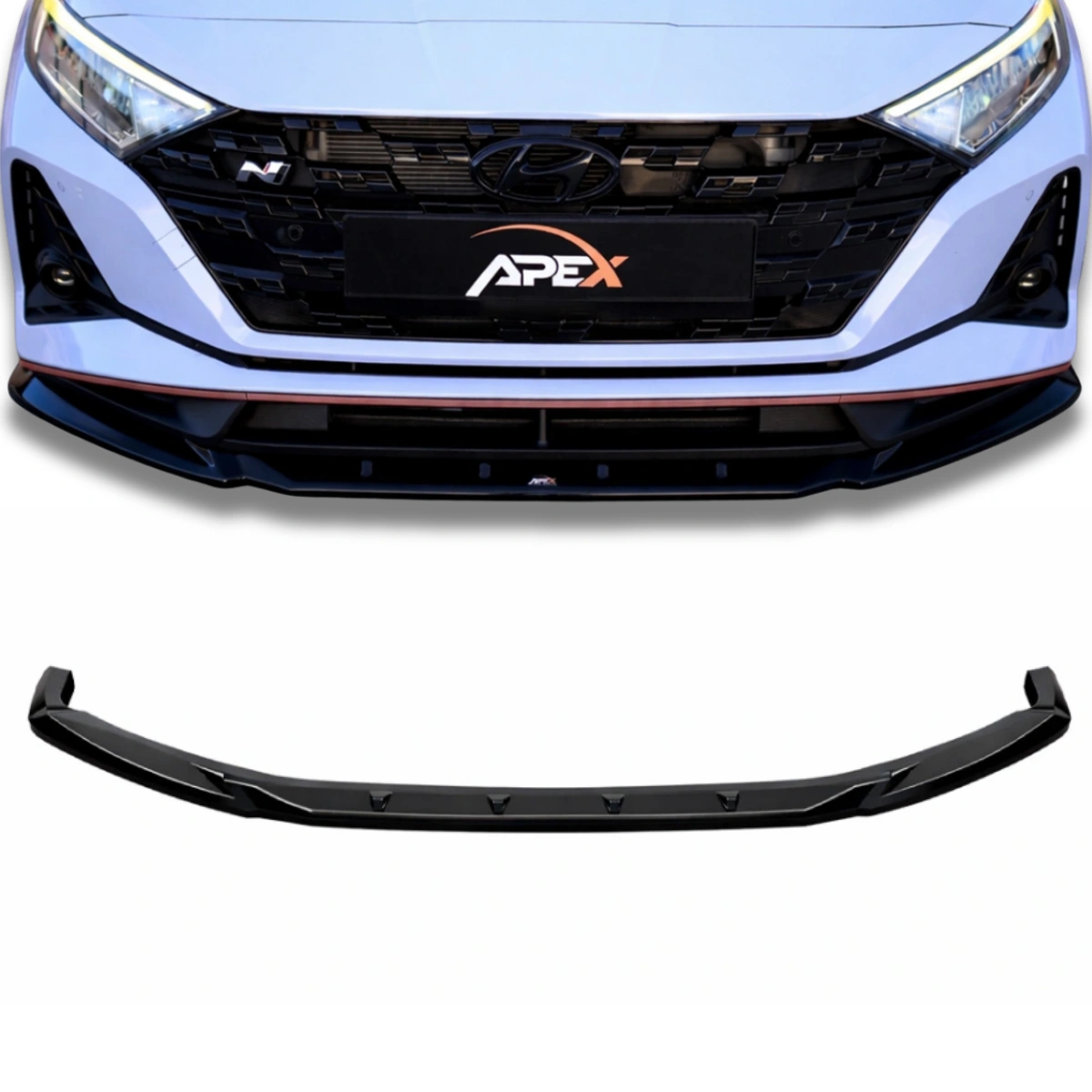 Apex Aero Design - Hyundai i20N (2020-2024) - Ön Lip - Front Splitter