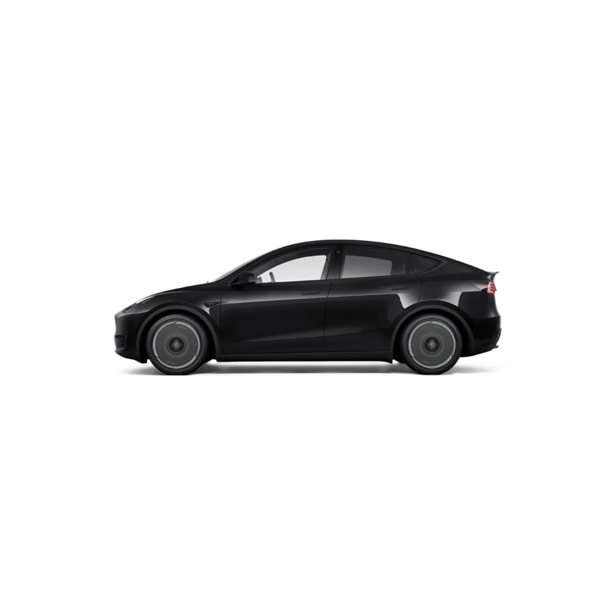 HALOBLK HALODISC 2 CyberTrack - Tesla Model Y - 19 inç Aerodinamik Siyah Jant Kapağı - 4 Adet