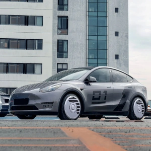 HALOBLK HALODISC 2 H-INDUSTRY - Tesla Model Y -19 inç Aerodinamik Beyaz Jant Kapağı - 4 Adet