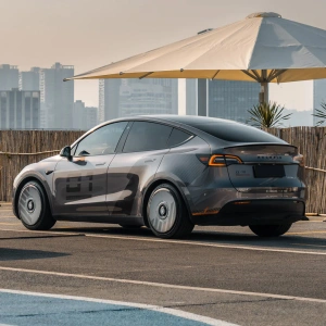 HALOBLK HALODISC 2 H-INDUSTRY - Tesla Model Y - 19 inç Aerodinamik Siyah Jant Kapağı - 4 Adet