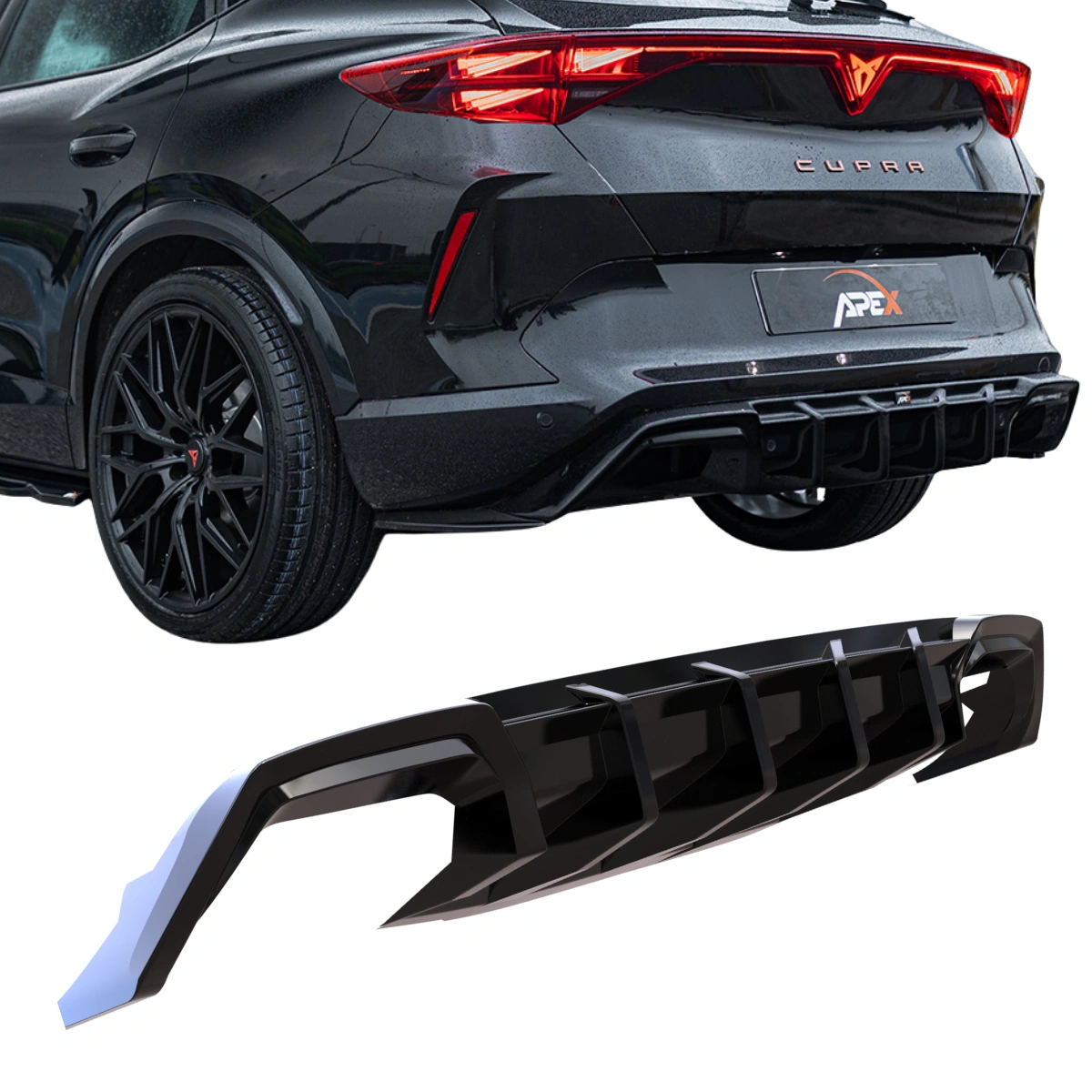 Apex Aero Design - Cupra Formentor V2 (2020+) - Arka Tampon Eki V2 - Rear Valance