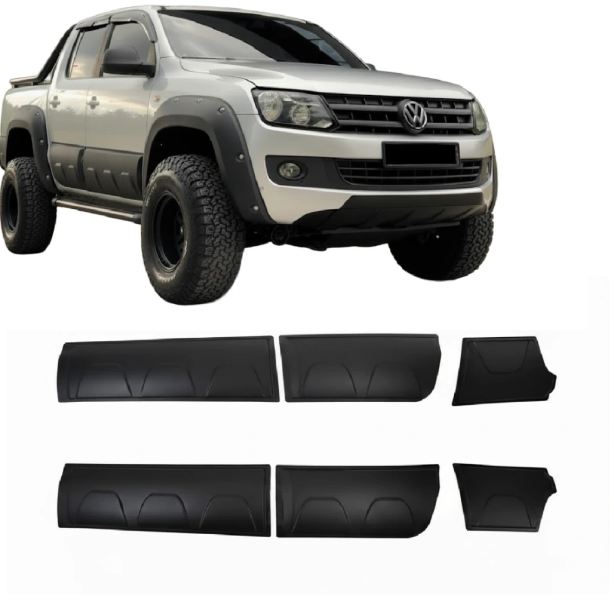 Apex Aero Design - Volkswagen Amarok (2010-2022) - Gövde Kaplaması 4 Parça - Body Cladding