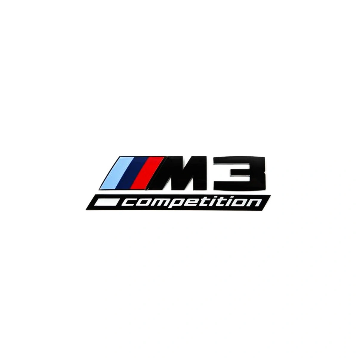 Bmw G80 M3 Competition Parlak Siyah Bagaj Amblemi