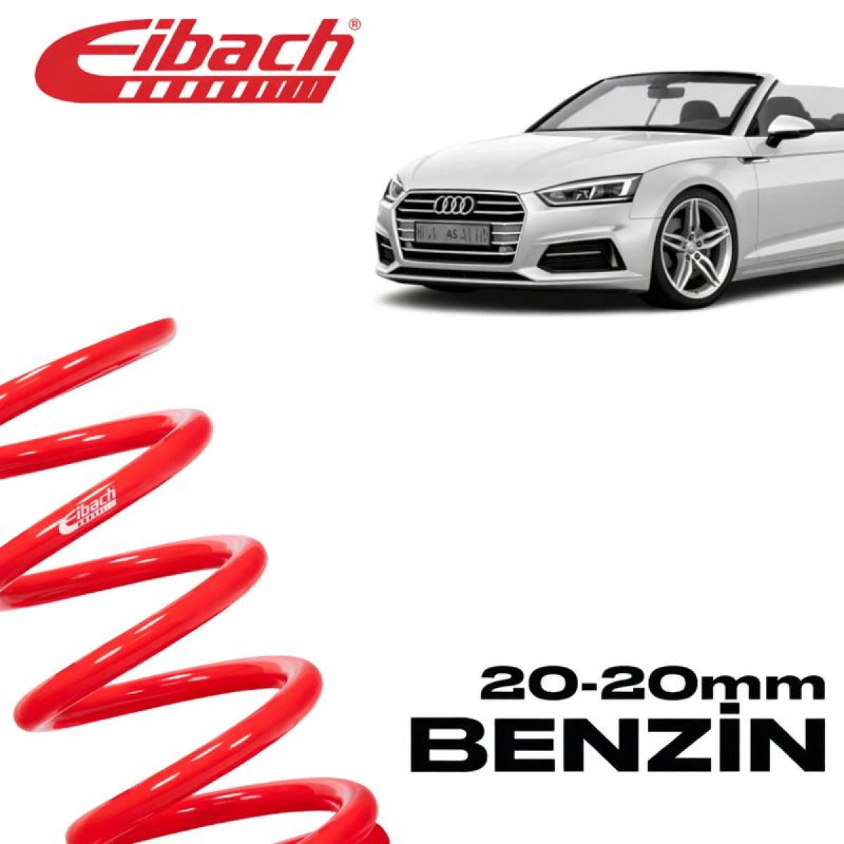 Eibach Audi A5 Cabriolet F57 Pro-Kit E10-15-023-10-22 - 20/20mm Spor Helezon