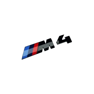 Bmw M4 Parlak Siyah Bagaj Amblemi