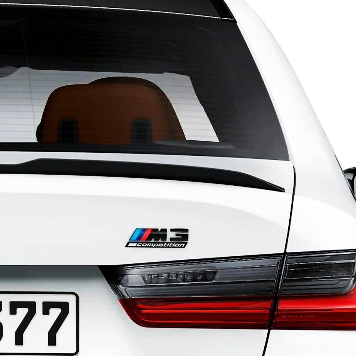 Bmw G80 M3 Competition Parlak Siyah Bagaj Amblemi