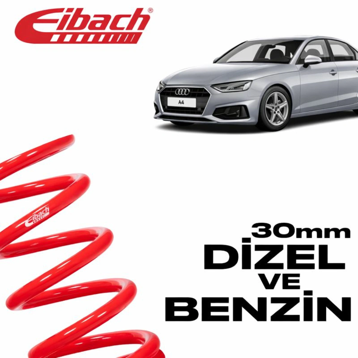 Eibach Audi A4 (B9) Pro-Kit 30 MM E10-15-023-04-22 Spor Helezon Yay