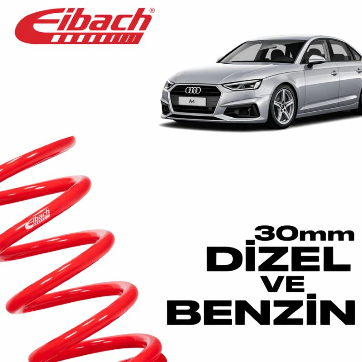 Eibach Audi A4 (B9) Pro-Kit 30 MM E10-15-023-01-22 Spor Helezon Yay