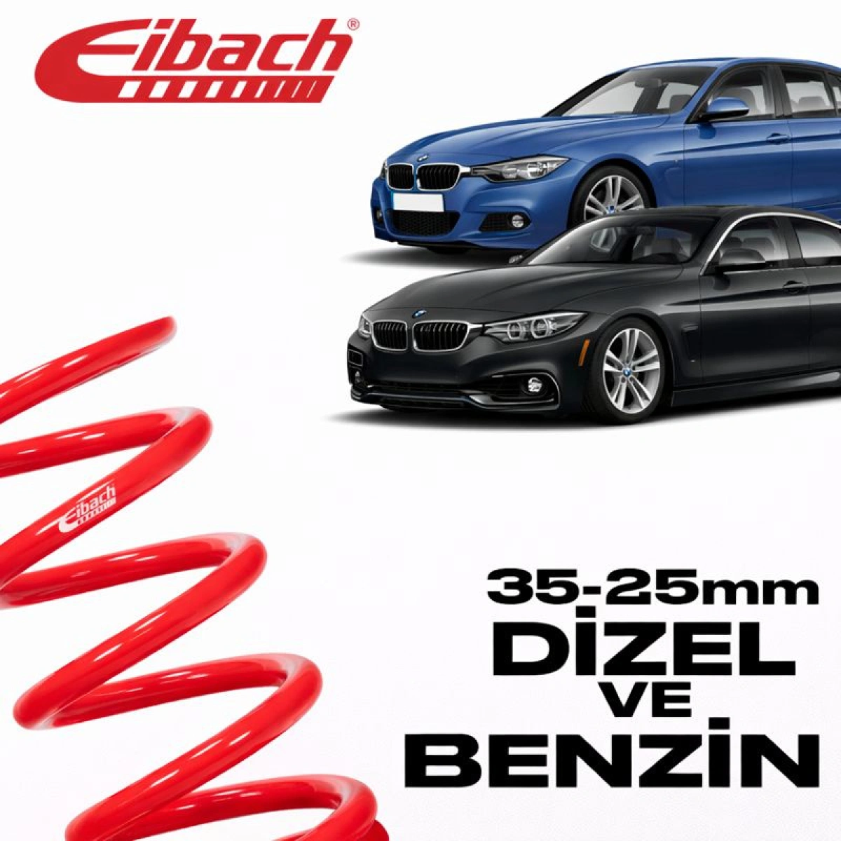Eibach Bmw 3 Serisi (F30/F80)  4 Serisi Gran Coupe (F36) Pro-Kit 35/25 MM E10-20-031-05-22 Spor Helezon Yay
