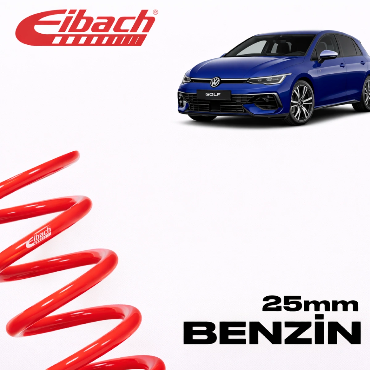 Eibach Volkswagen Golf 8R Sportline 25 MM E20-85-051-06-22 Spor Helezon Yay