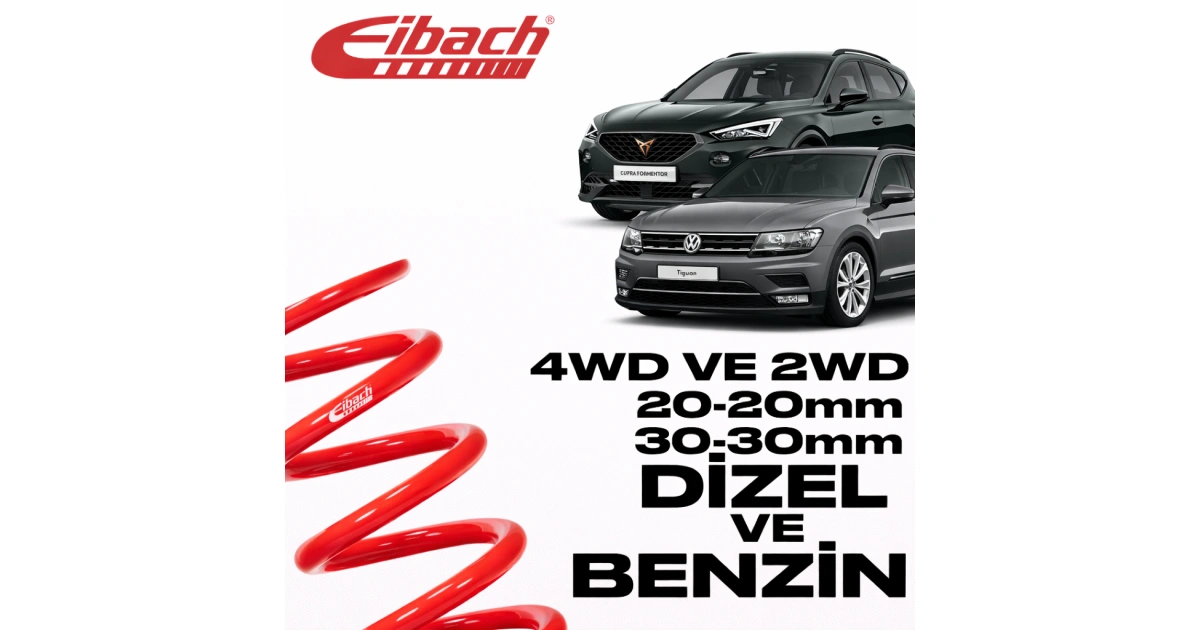 Eibach Cupra Formentor, VW Tiguan AD1 1.5 TSI - 1.6 TDI - 2.0 TDI