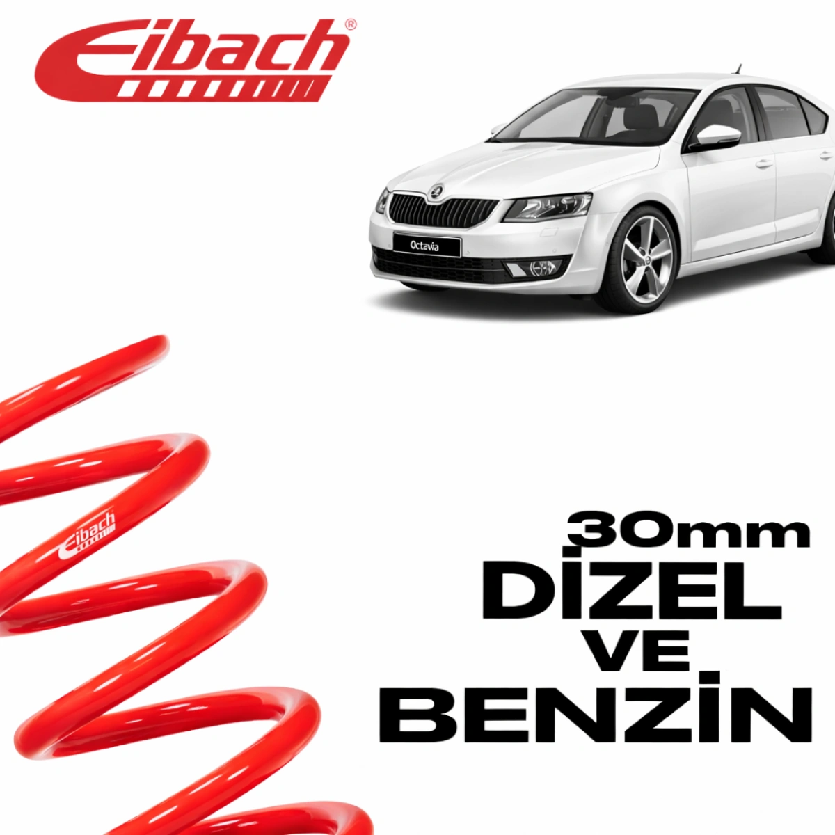Eibach Skoda Octavia Pro-Kit 30 MM E10-79-010-02-22 Spor Helezon Yay